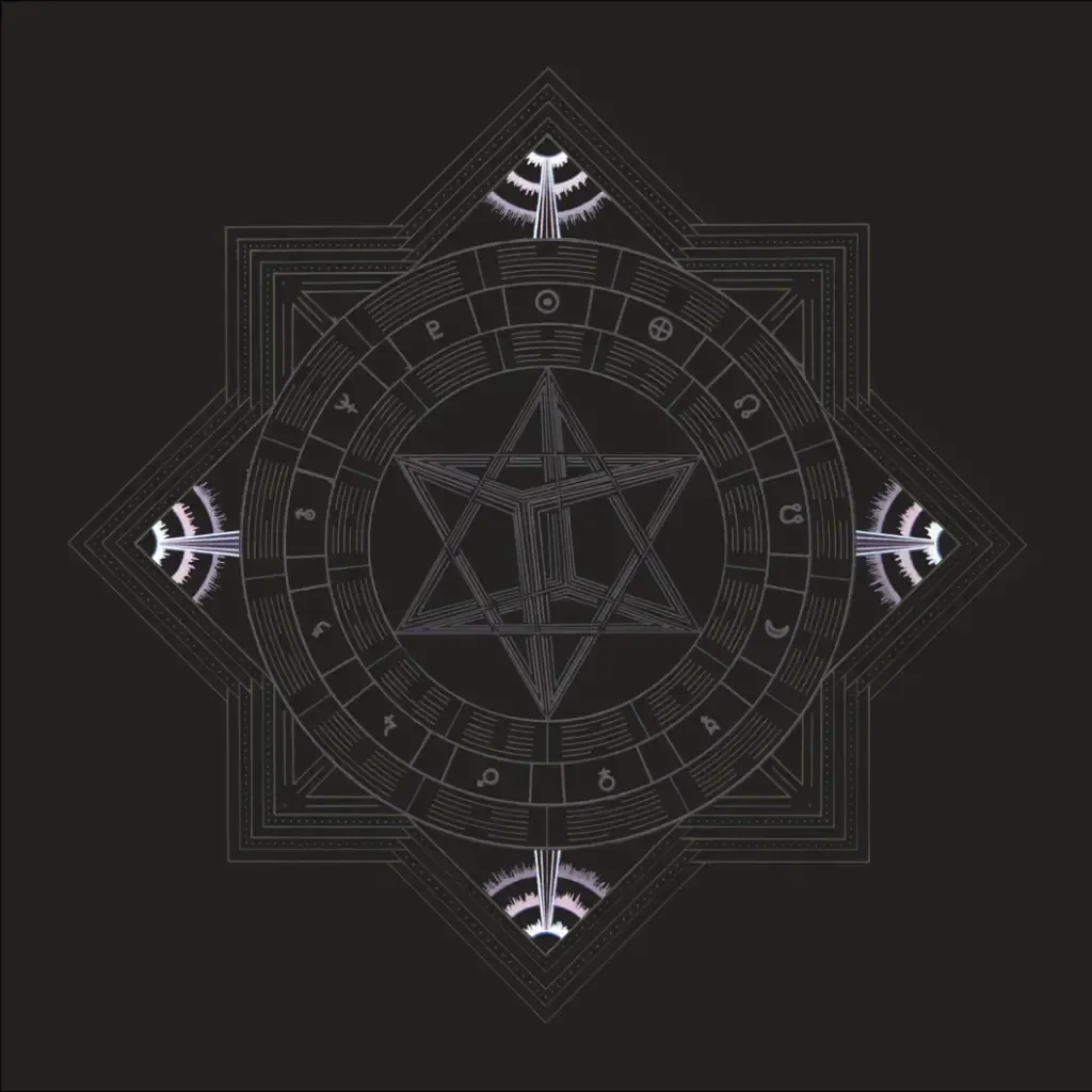 Soul Geometry ‘Fire Phoenix’ with the four phoenix rays highlighted at the points of the star